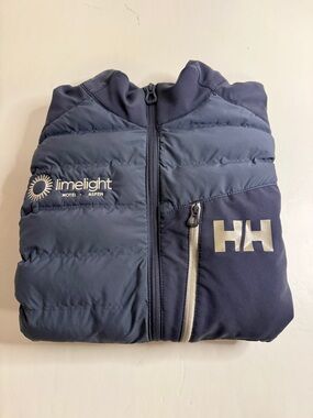 Helly Hansen Lifaloft Hybrid Insulator Jacket Men’s Small Navy Limelight Aspen